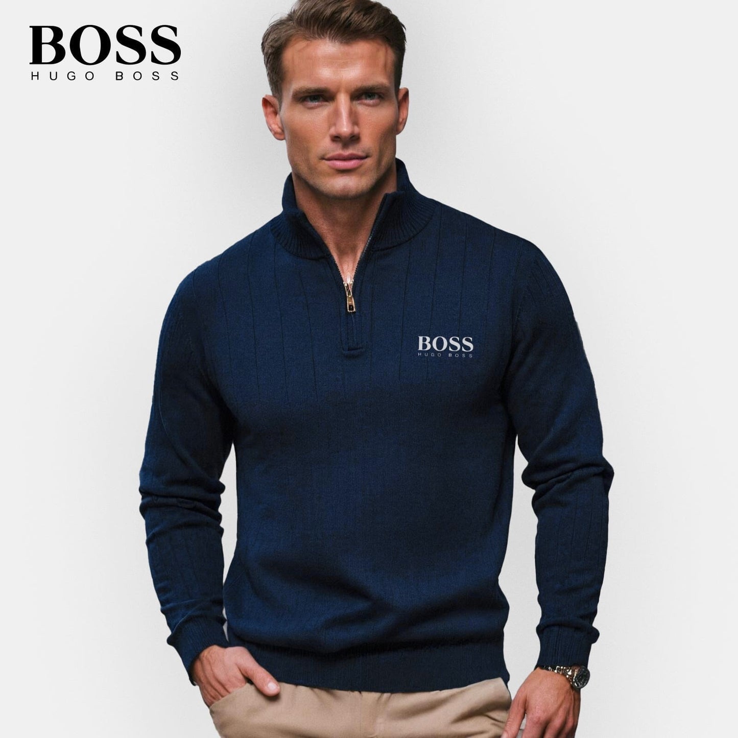 Men's Zip-Up Sweater (Clearance)